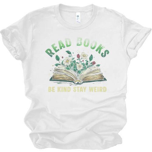 Read Books Be Kind Book Reader Book Nerd Book Reading Lover Premium Tri-Blend Unisex Jersey T-Shirt - Bookorys AU
