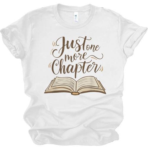 Reading Book Lover Club Librarian Just One More Chapter Unisex Jersey T-Shirt - Bookorys DE
