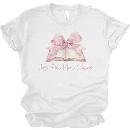 Reading Books Mom Mothers Day Coquette Pink Bow Book Lovers Unisex Jersey T-Shirt - Bookorys