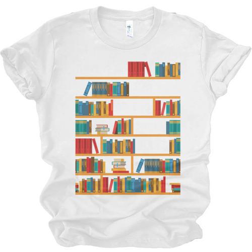 Reading Shirt There Is No Such Thing As Too Many Books Unisex Jersey T-Shirt - Bookorys UK