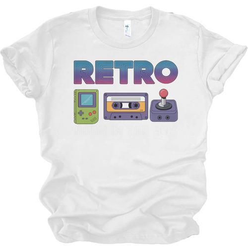 Retro Gaming Nostalgia Tee Perfect For 90s Lovers Premium Tri-Blend Unisex Jersey T-Shirt - Figerry