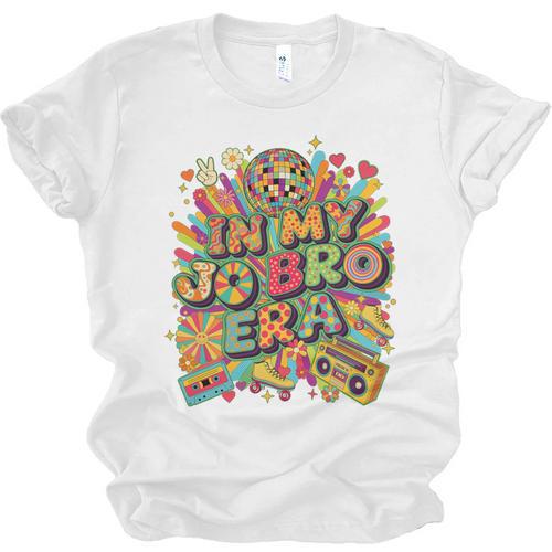 Retro Nostalgia Era Disco Groovy 80s 90s Vintage Aesthetic Premium Tri-Blend Unisex Jersey T-Shirt - Figerry