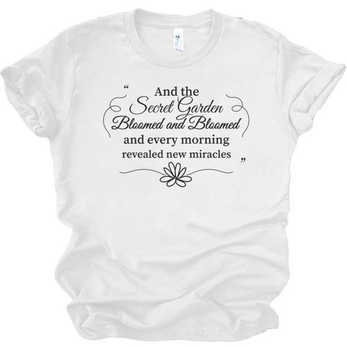 The Secret Garden Book Lover Reader Shirt Unisex Jersey T-Shirt - Bookorys UK