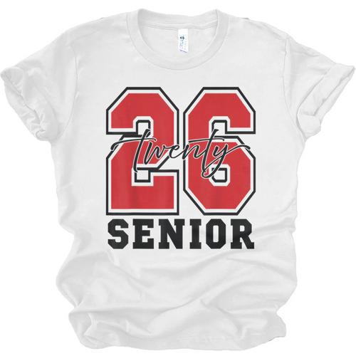 Senior 2026 Class Of 2026 School Graduation 2026 Merch Unisex Jersey T-Shirt - Best Gift Smart