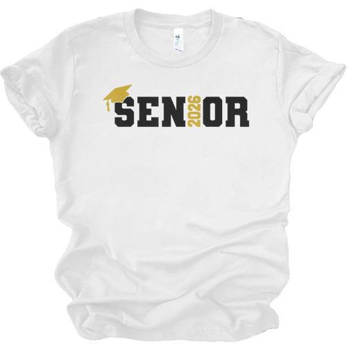Senior 2026 Graduation 2026 Class Senior 2026 Grad Unisex Jersey T-Shirt - Best Gift Smart
