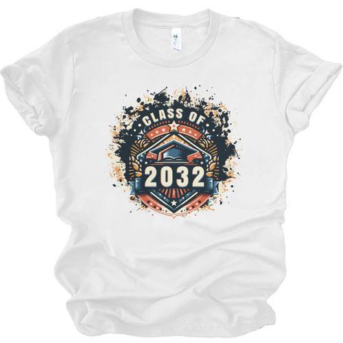 Senior 2032 Class Of 2032 Seniors Graduation 2032 Senior 32 Unisex Jersey T-Shirt - Best Gift Smart