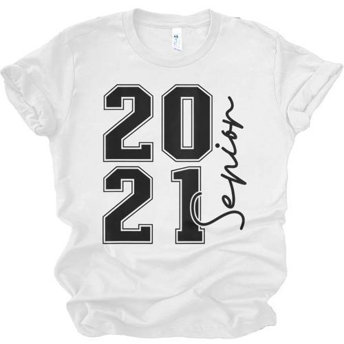Senior Class Of 2021 Graduation High School College Unisex Jersey T-Shirt - Best Gift Smart