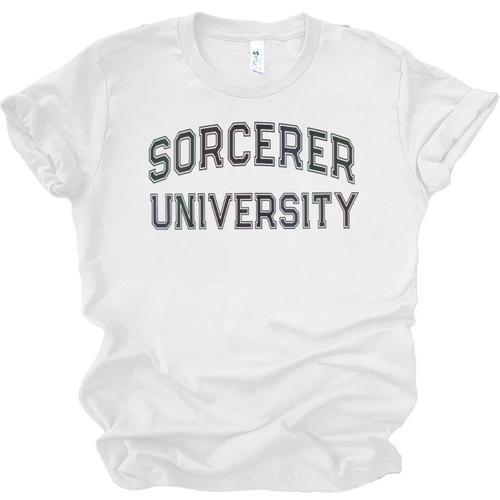 Silly Anti Social SORCERER UNIVERSITY Introvert Stay Away Unisex Jersey T-Shirt - Raresse
