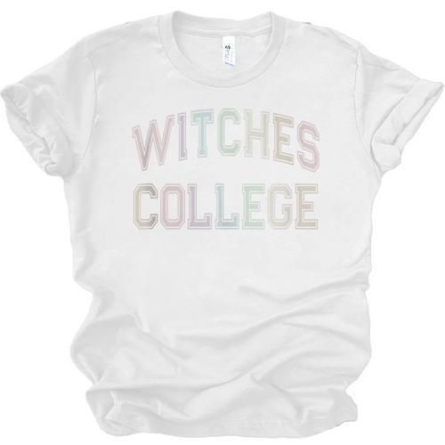 Silly Anti Social WITCHES COLLEGE Introvert Stay Away From Unisex Jersey T-Shirt - Raresse