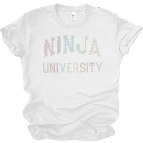 Silly Graduate NINJA UNIVERSITY Stay Away From Me Introvert Unisex Jersey T-Shirt - Raresse