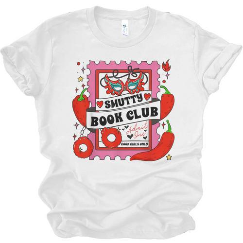 Smut Reader Smutty Vibes Spicy Romance Smutty Book Club Unisex Jersey T-Shirt - Bookorys