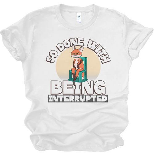 So Done With Being Interrupted Sick And Tired Introvert Premium Tri-Blend Unisex Jersey T-Shirt - Raresse
