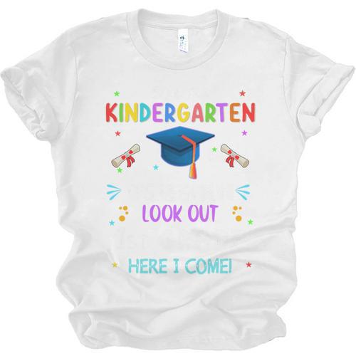 So Long Kindergarten Graduation Look Out 1st Grade 2025 Kids Premium Tri-Blend Unisex Jersey T-Shirt - Best Gift Smart