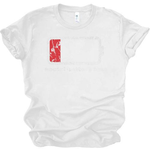 Social Battery Low Introvert Premium Unisex Jersey T-Shirt - Raresse