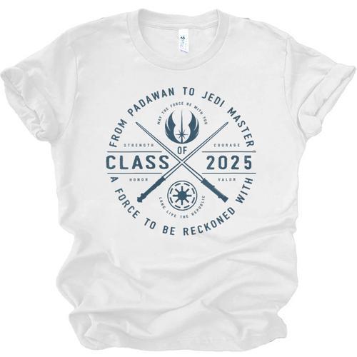 Star Wars Graduation Jedi Academy Class Of 2025 New Grad Unisex Jersey T-Shirt - Best Gift Smart