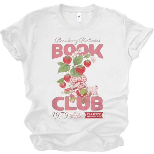 Strawberry Shortcake Book Club 1979 With Berry Besties Unisex Jersey T-Shirt - Bookorys