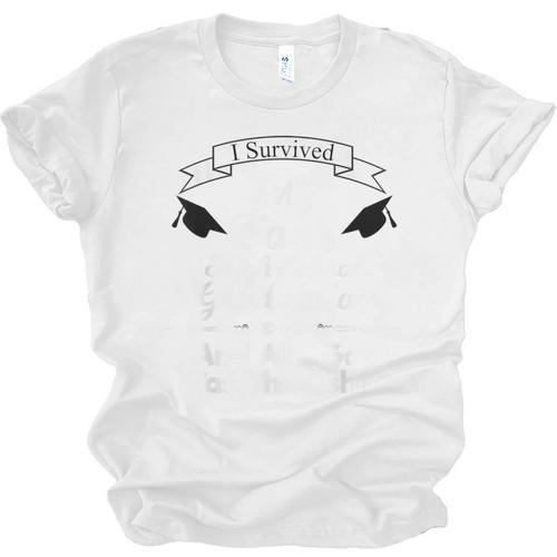 I Survived My Son's High School Graduation Shirt Graduate Unisex Jersey T-Shirt - Best Gift Smart