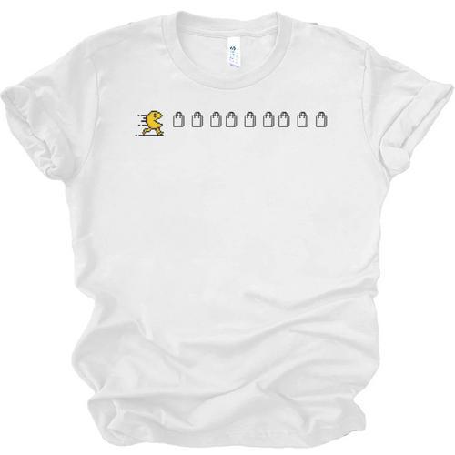 Thanksgiving Fun Nostalgia Pixels Shopping Therapy Unisex Jersey T-Shirt - Figerry