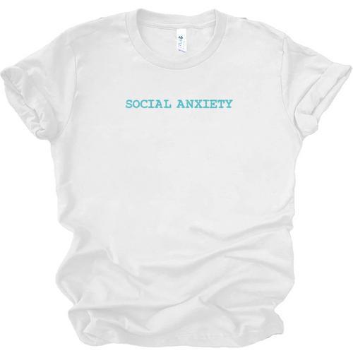 I Thought I Had Social Anxiety Introvert Unisex Jersey T-Shirt - Raresse