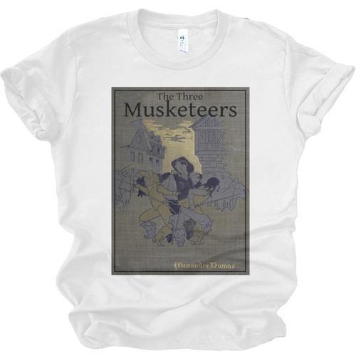 The Three Musketeers Book Cover Unisex Jersey T-Shirt - Bookorys