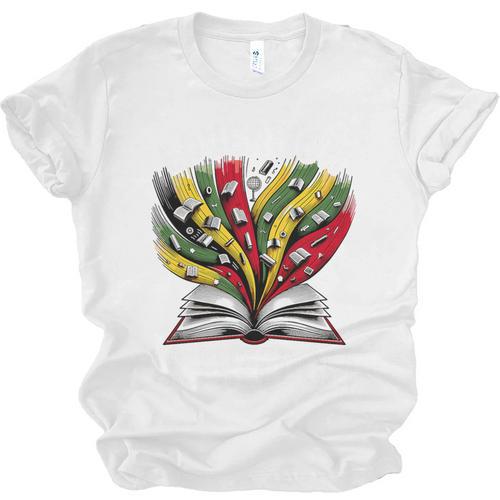History Education Is Freedom Books Black History Premium Tri-Blend Unisex Jersey T-Shirt - Bookorys