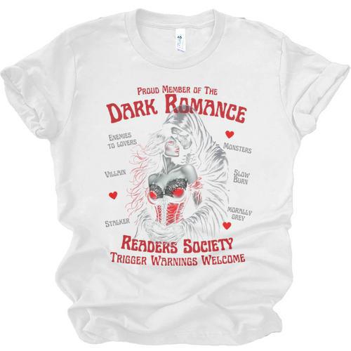 Trigger Warning Book Lover Dark Romance Smut Reader Unisex Jersey T-Shirt - Bookorys