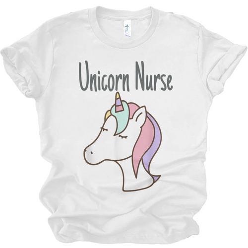 Unicorn RN Graduation T Shirt Nurse Shirts Unisex Jersey T-Shirt - Best Gift Smart