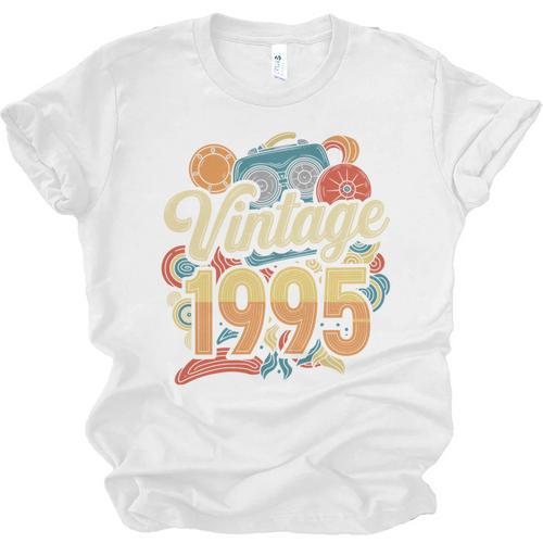 Vintage 1995 Retro Classic 90s Nostalgia Throwback Vibe Unisex Jersey T-Shirt - Figerry