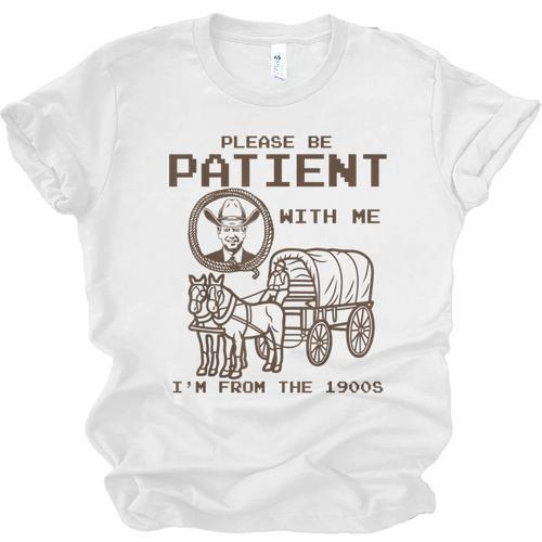 Vintage Biden Please Be Patient With Me I'm From The 1900s Unisex Jersey T-Shirt - Figerry