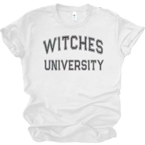 Vintage Stay Away From Me WITCHES UNIVERSITY Introvert Unisex Jersey T-Shirt - Raresse
