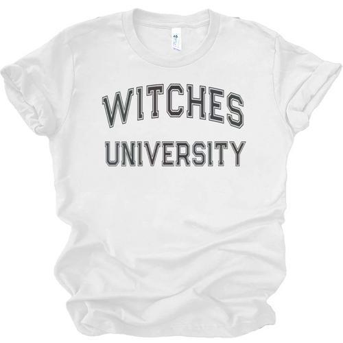Vintage Stay Away From Me WITCHES UNIVERSITY Introvert Unisex Jersey T-Shirt - Raresse