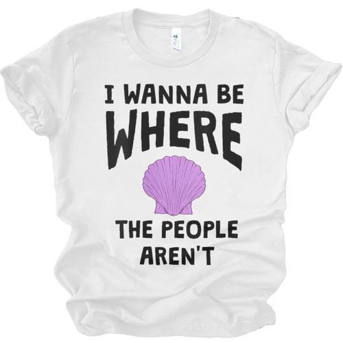 I Wanna Be Where The People Aren't Introvert Unisex Jersey T-Shirt - Raresse