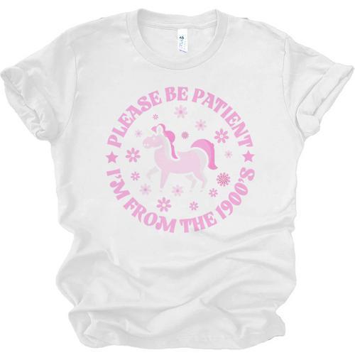 Women Please Be Patient I'm From The 1900s Premium Unisex Jersey T-Shirt - Figerry