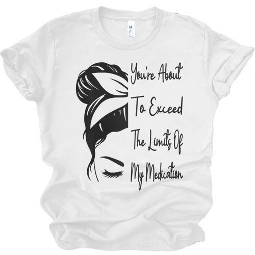 You'Re About To Exceed The Limits Of My Medication Introvert Raglan Baseball Tee Unisex Jersey T-Shirt - Raresse