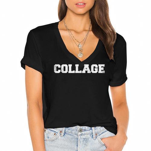 College Graduation Women's Jersey Short Sleeve Deep V-Neck Tshirt				 - Best Gift Smart