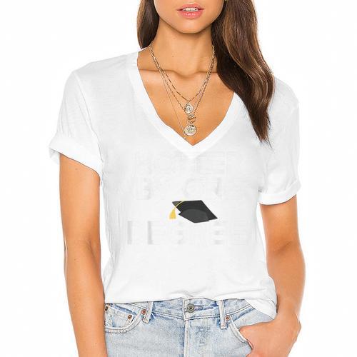 Class Of 2018 Graduation Hotter By One Degree Women's Jersey Short Sleeve Deep V-Neck Tshirt				 - Best Gift Smart