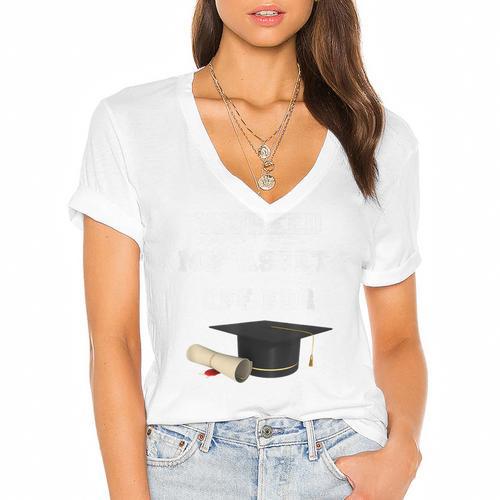 Finance Accounting Graduation Shirt Worked My Assets Off Women's Jersey Short Sleeve Deep V-Neck Tshirt				 - Best Gift Smart