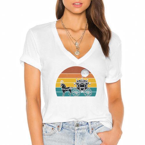 Saying Please Be Patient With Me I'm From The 1900s Women's Jersey Short Sleeve Deep V-Neck Tshirt				 - Figerry