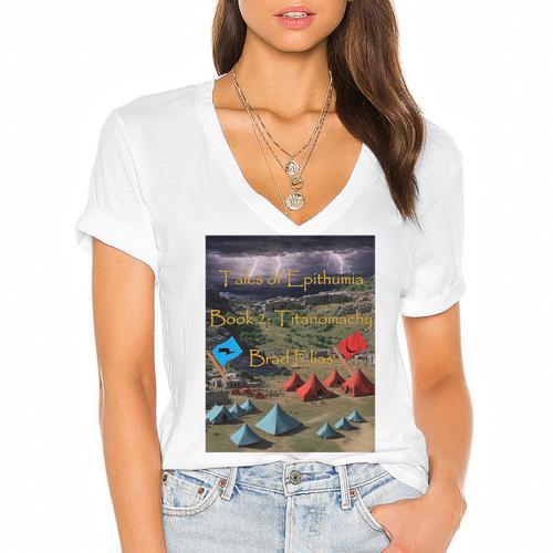 Tales Of Epithumia Book 2 Premium Tri-Blend Women's Jersey Short Sleeve Deep V-Neck Tshirt				 - Bookorys CA
