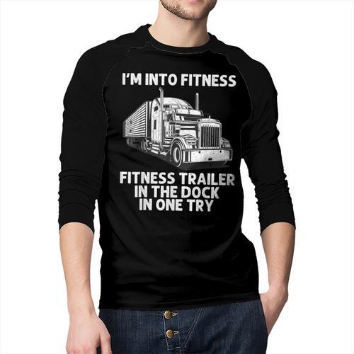 Best Truck Driver Art For Men Dad Women Trucking CDL Trucker Men Baseball Raglan Shirt - Father's Day Fun