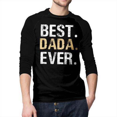 Birthday Fathers Day Christmas For Dada Dada From Granddaughter Grandson Best Dada Men Baseball Raglan Shirt - Father's Day Fun