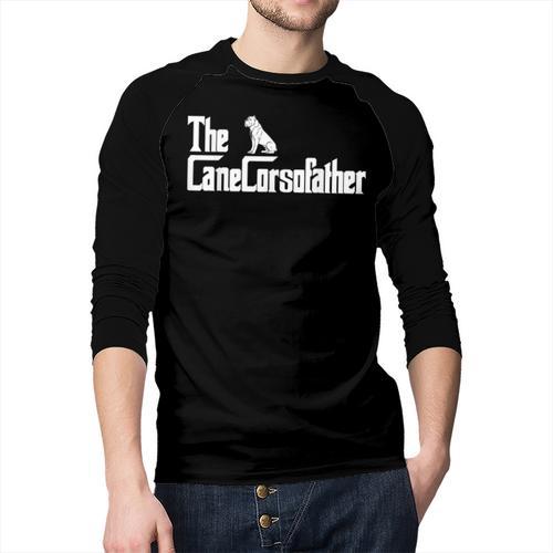 The CaneCorsoFather Cane Corso Dog Dad Shirt Men Men Baseball Raglan Shirt - Father's Day Fun