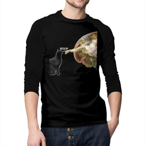 Cat Shirts For MenWomen Cat Shirts For Cat DadMom Men Baseball Raglan Shirt - Father's Day Fun