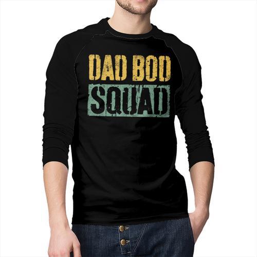 Dad Bod Squad Shirt Men Fathers Day Men Baseball Raglan Shirt - Father's Day Fun