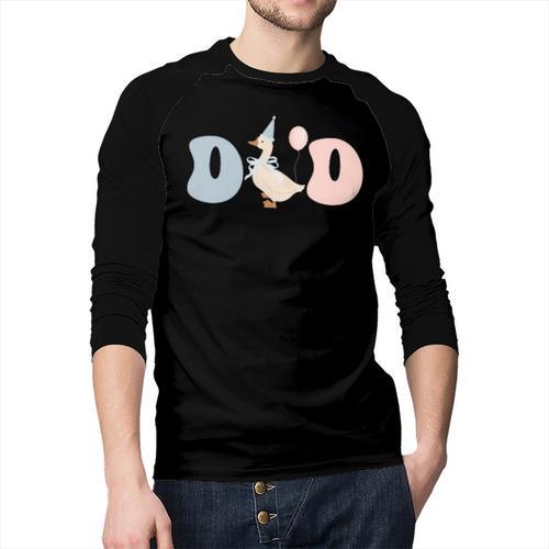 Dad Daddy Of The Birthday Silly Goose Family Men Baseball Raglan Shirt - Father's Day Fun