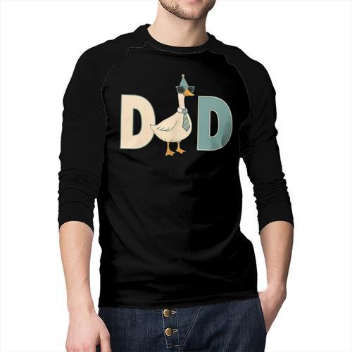 Dad Silly Goose 1st Birthday Family Matching Pocket Men Baseball Raglan Shirt - Father's Day Fun