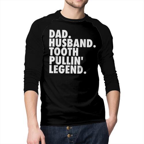 Dentist Men Son Husband Dad Boss Men Baseball Raglan Shirt - Father's Day Fun