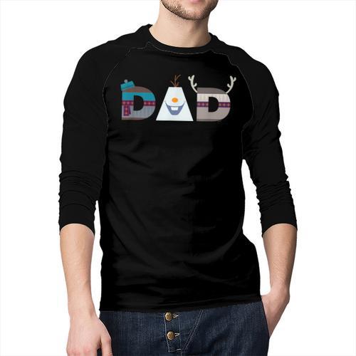 Disney Frozen Olaf Sven Kristoff Father’s Day Birthday Dad Men Baseball Raglan Shirt - Father's Day Fun