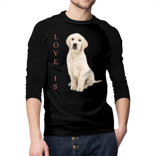 Labrador Retriever Shirt Women Men Lab Mom Dad Dog Tee Men Baseball Raglan Shirt - Father's Day Fun