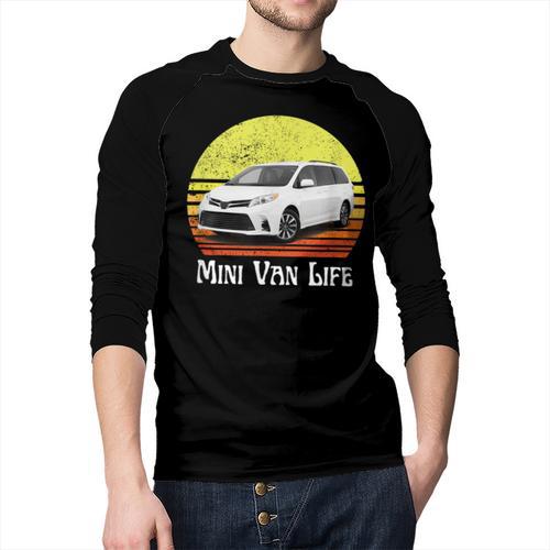 Mini Van Life Soccer Mom Dad Parent For Parents Men Baseball Raglan Shirt - Father's Day Fun